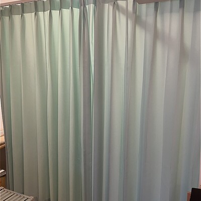 常滑市　カーテンレール交換