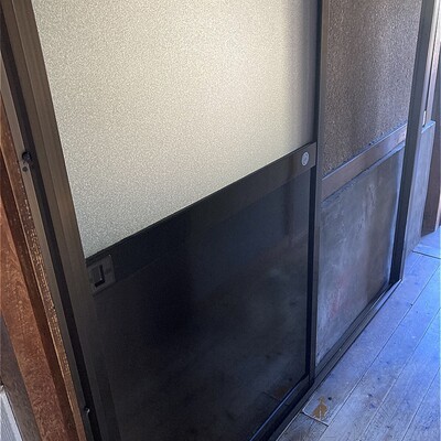 美浜町　浴室扉交換工事