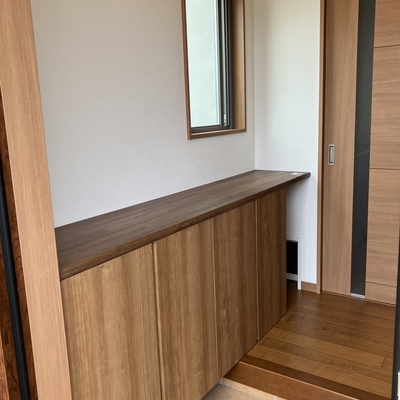 ◪玄関収納・カウンター新設◪