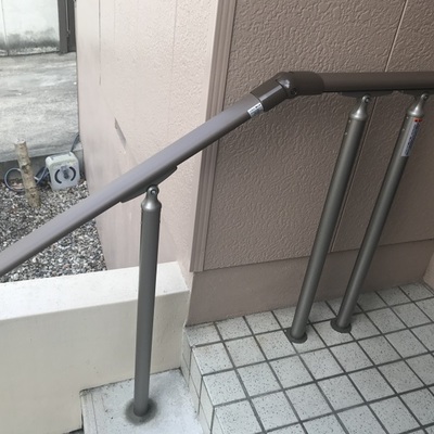 半田市　手すり工事【LIXIL　グリップライン】